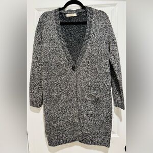 LOFT Black‎ and White Women's Cardigan